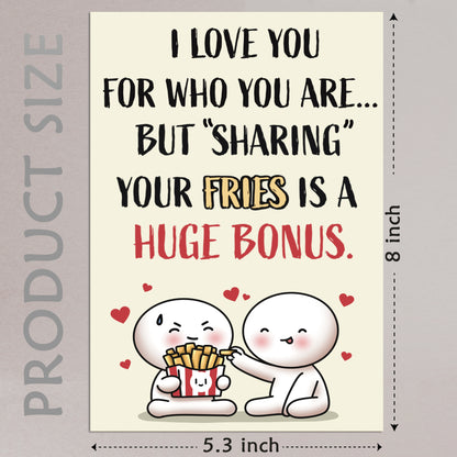 Cheerin Fries Valentine&