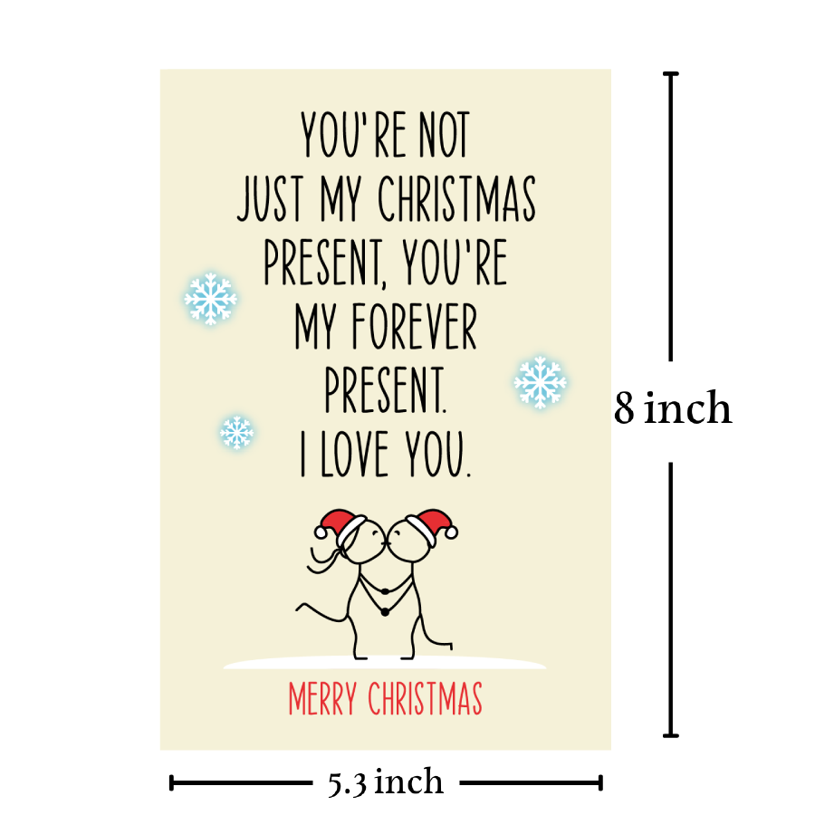 Cheerin Forever Present Christmas Card