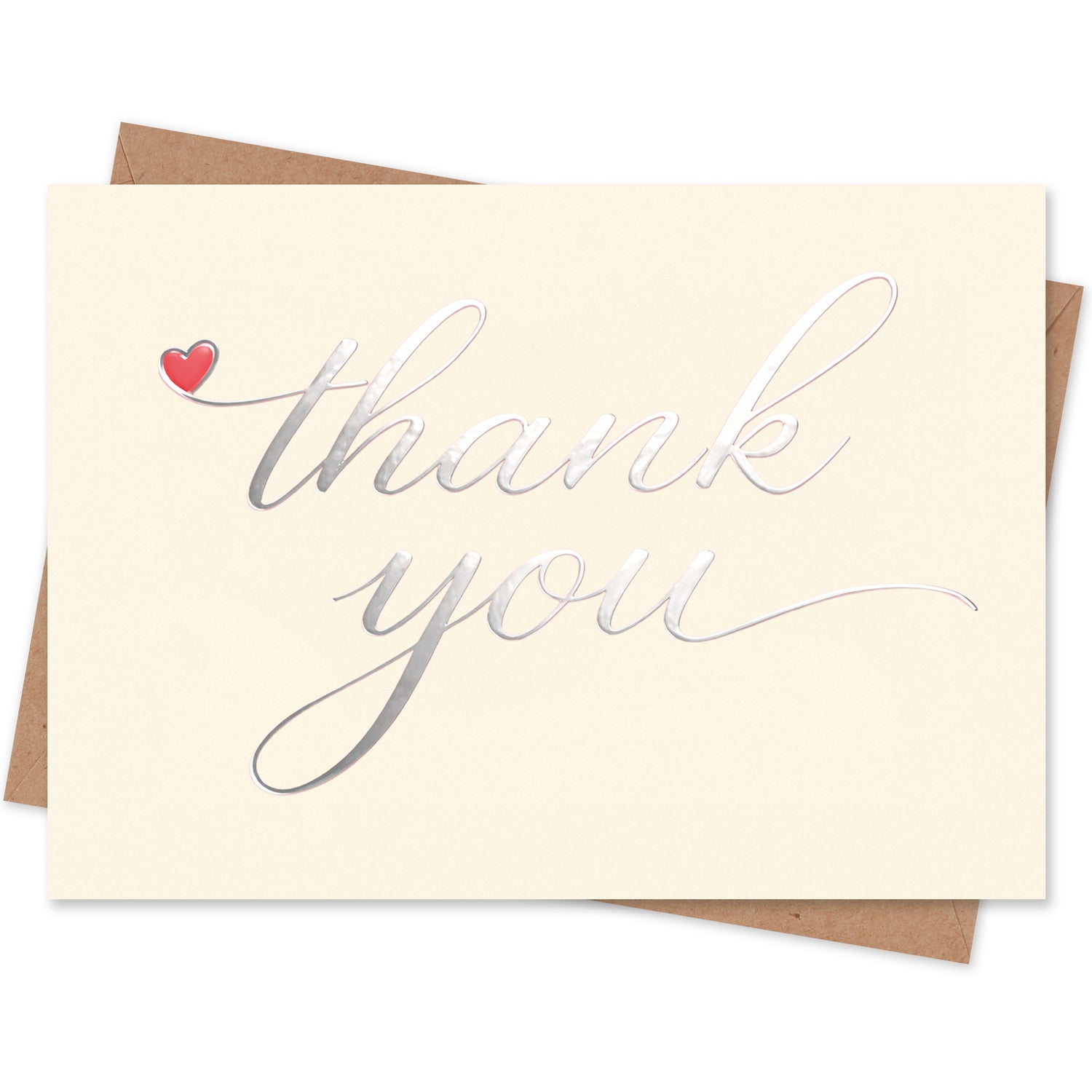 Cheerin 100 Pack White Thank You Cards for Business